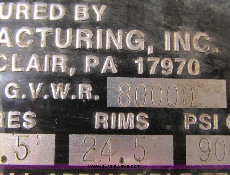 image for item G9341 1997 Spectec AW4510096 live bottom trailer