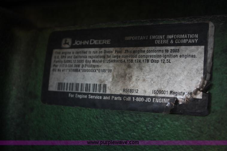 image for item H5748 2003 John Deere 9420 4WD tractor