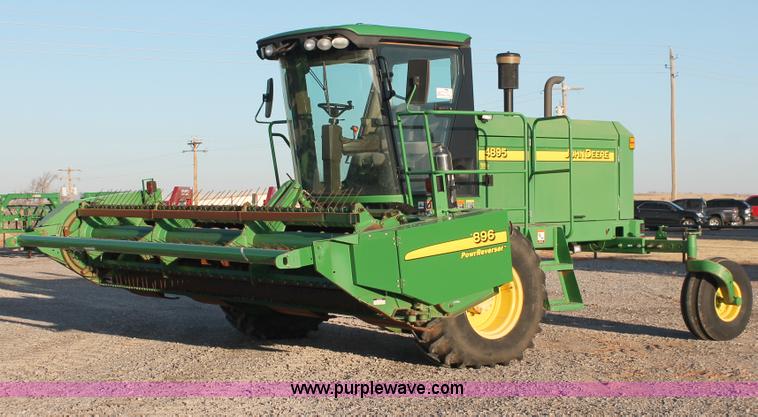 image for item H5749 2006 John Deere 4895 self-propelled swather