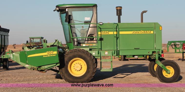 image for item H5749 2006 John Deere 4895 self-propelled swather