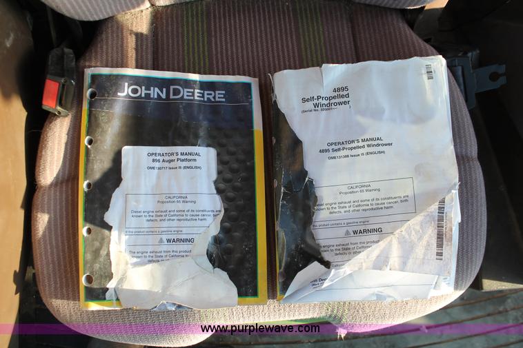 image for item H5749 2006 John Deere 4895 self-propelled swather