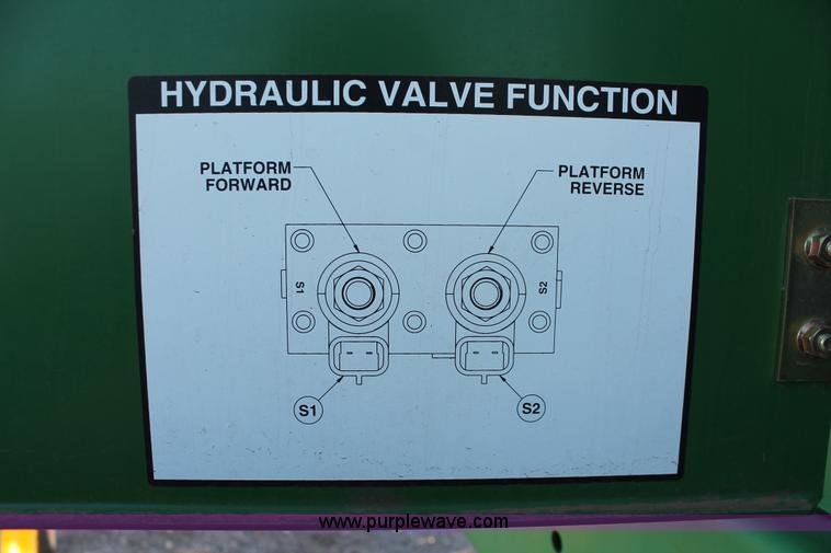 image for item H5749 2006 John Deere 4895 self-propelled swather