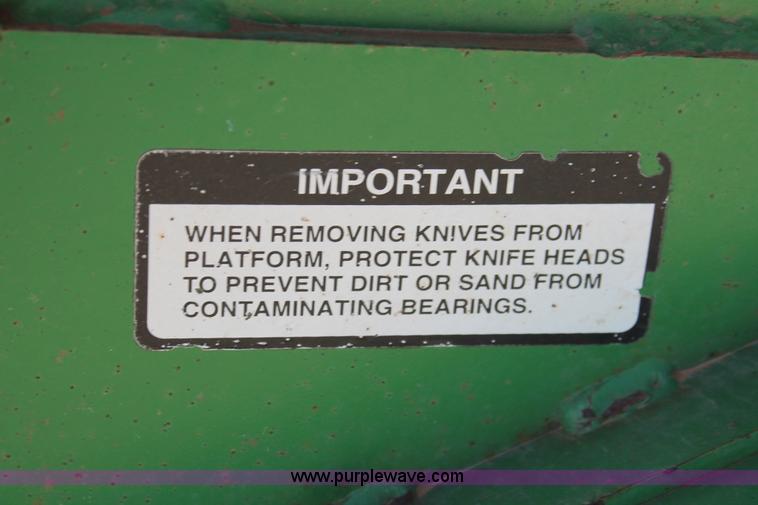 image for item H5749 2006 John Deere 4895 self-propelled swather