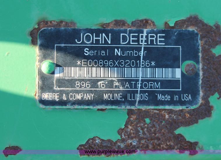 image for item H5749 2006 John Deere 4895 self-propelled swather