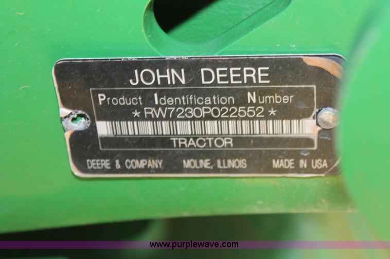image for item H5750 2010 John Deere 7230 Premium MFWD tractor