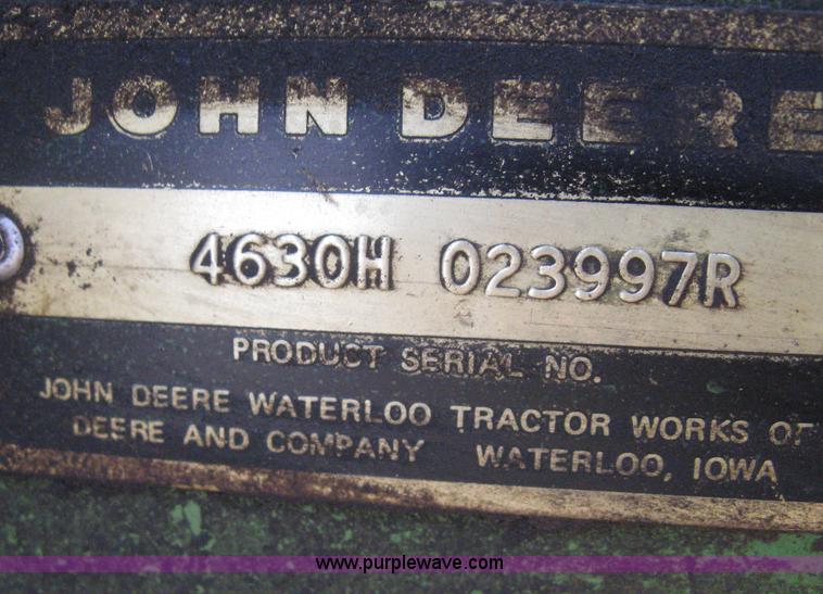 image for item I5607 1976 John Deere 4630 tractor