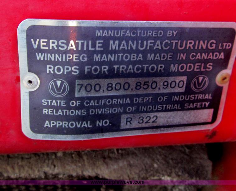 image for item I7186 Versatile 900 4WD tractor