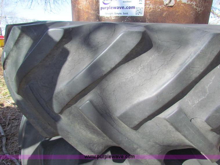 image for item I7475 (2) 18.4-34 rear dual tractor tires