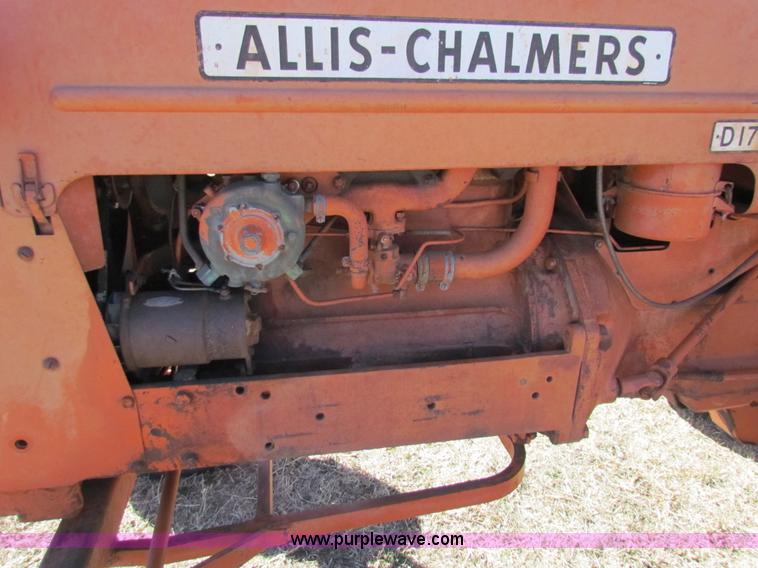 image for item I7478 Allis Chalmers D17 tractor