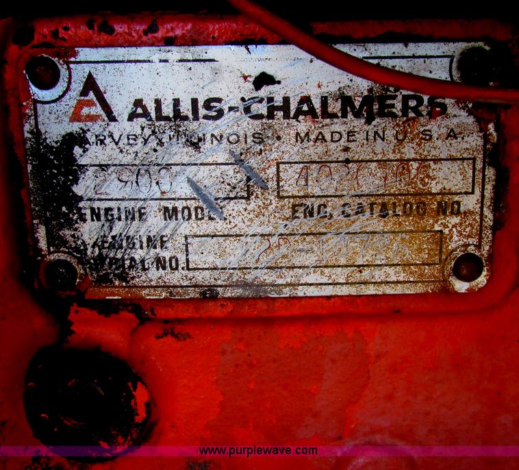image for item I7480 Allis Chalmers 190XT tractor
