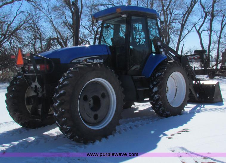 image for item I7489 2006 New Holland TV145 MFWD Bi-directional tractor