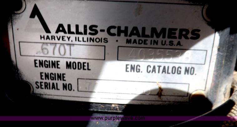 image for item I9052 Allis Chalmers 670T six cylinder turbo diesel engine
