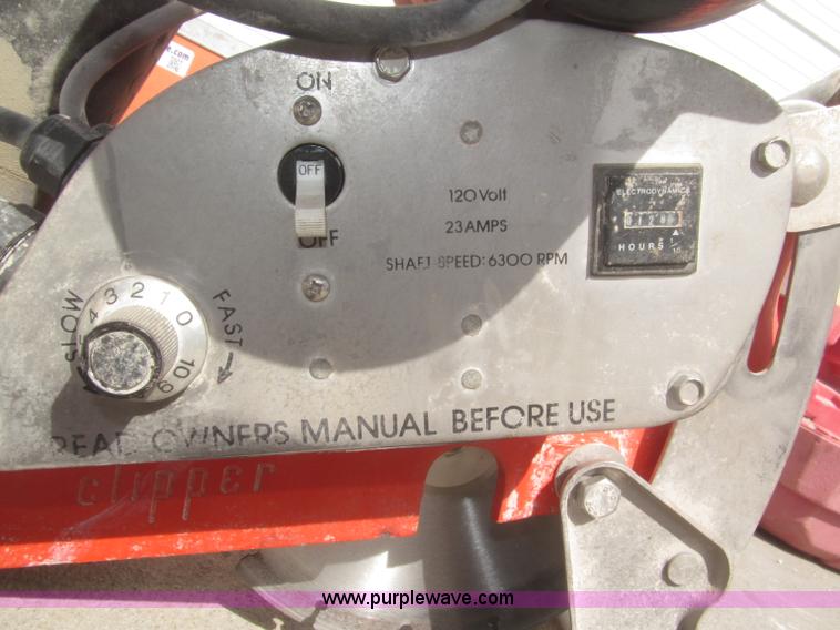 image for item AE9344 Clipper Slab Crab self-propelled early entry saw