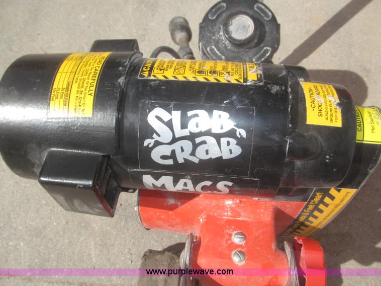 image for item AE9344 Clipper Slab Crab self-propelled early entry saw