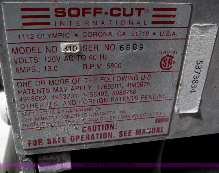 image for item AE9345 Soff-cut 310 early entry saw