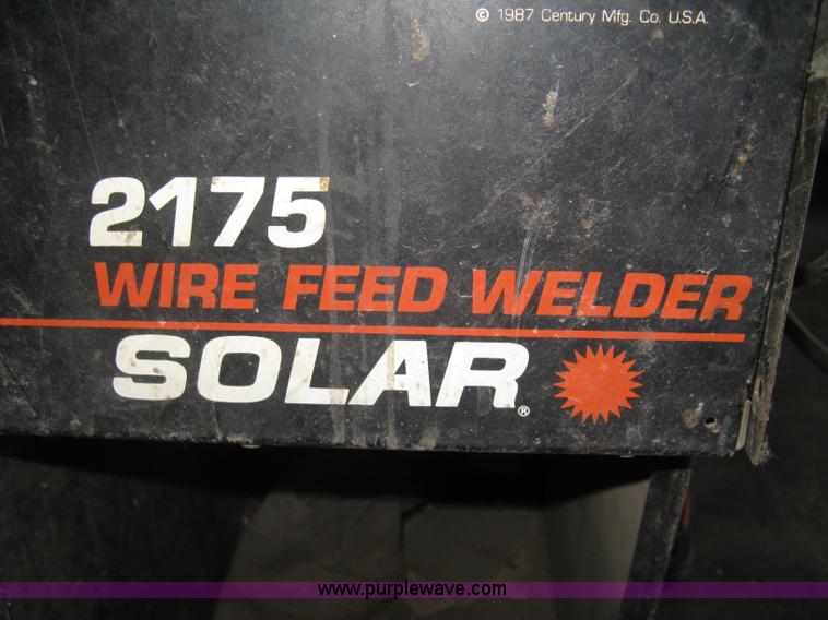 image for item AX9917 Solar 2175 wire feed welder