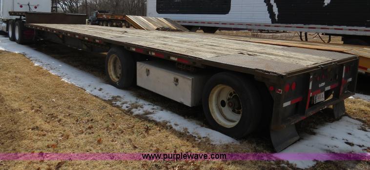 image for item B4881 1998 Daco Trailer D25NAR19D drop deck flatbed trailer