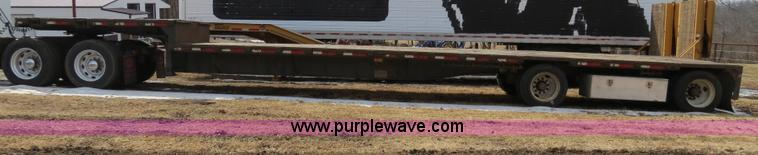 image for item B4881 1998 Daco Trailer D25NAR19D drop deck flatbed trailer