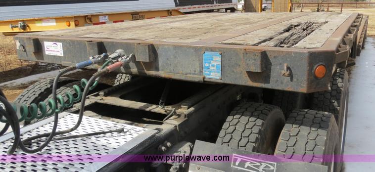 image for item B4881 1998 Daco Trailer D25NAR19D drop deck flatbed trailer