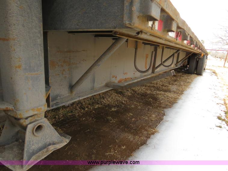 image for item B4881 1998 Daco Trailer D25NAR19D drop deck flatbed trailer