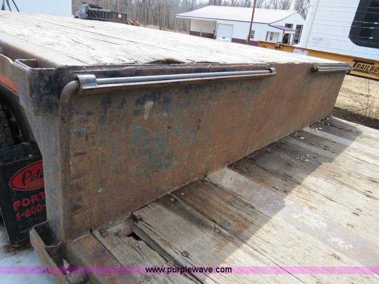 image for item B4881 1998 Daco Trailer D25NAR19D drop deck flatbed trailer