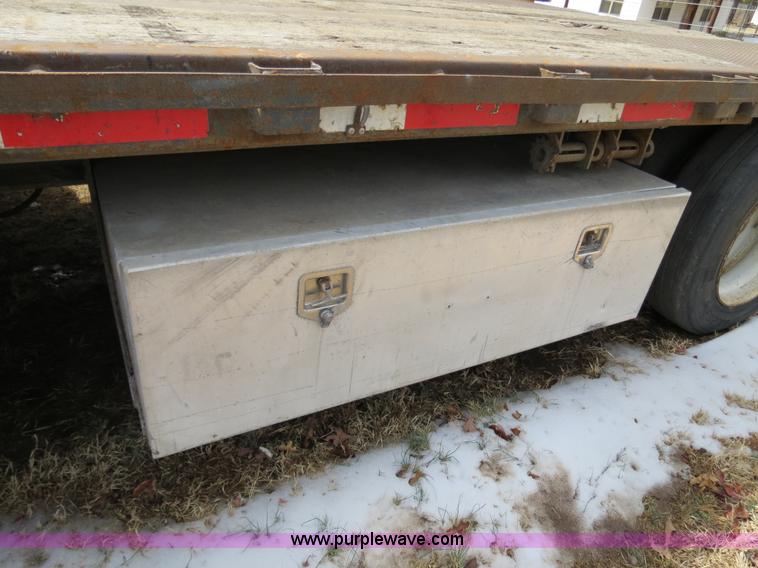image for item B4881 1998 Daco Trailer D25NAR19D drop deck flatbed trailer
