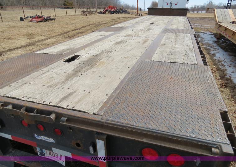 image for item B4881 1998 Daco Trailer D25NAR19D drop deck flatbed trailer