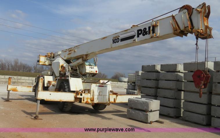 image for item B4889 P & H Century 122 Omega Series 100 22 ton rough terrain crane