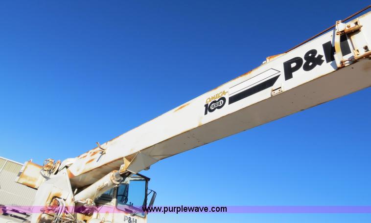 image for item B4889 P & H Century 122 Omega Series 100 22 ton rough terrain crane