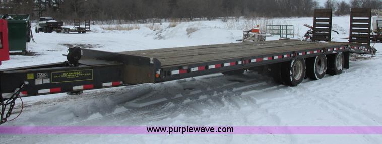image for item E5323 2007 Cashman C-50 triple axle trailer