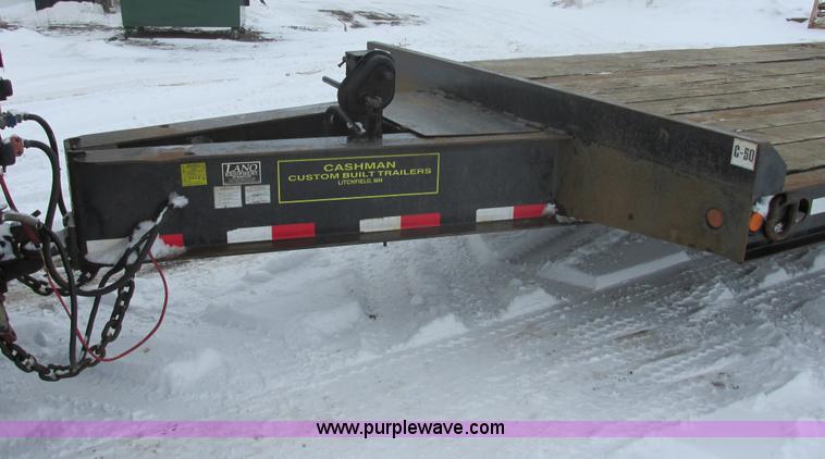 image for item E5323 2007 Cashman C-50 triple axle trailer