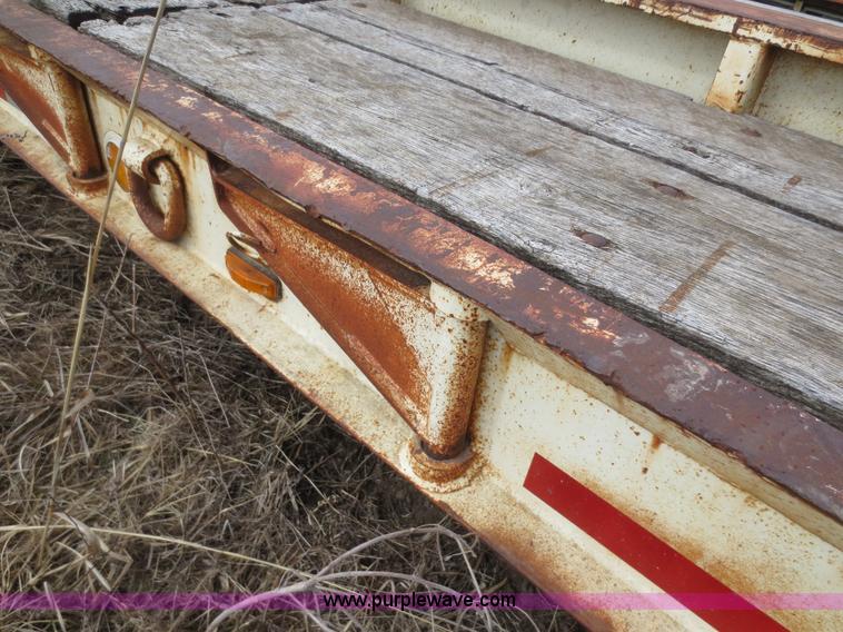 image for item F6835 1982 Talbert 40 ton triple axle detachable trailer