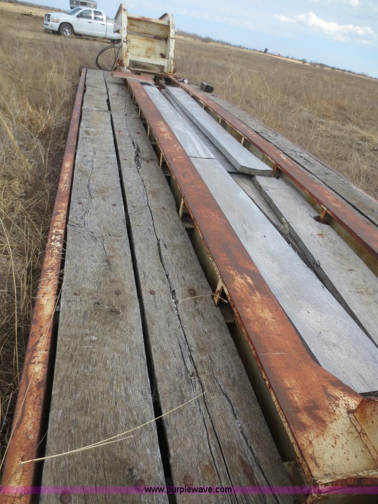 image for item F6835 1982 Talbert 40 ton triple axle detachable trailer