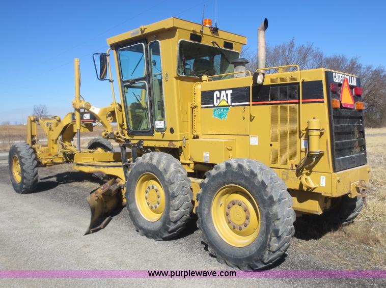 image for item F6836 1999 Caterpillar 120H articulated motor grader