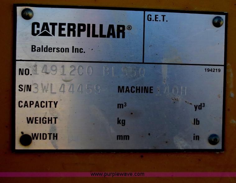 image for item F6837 1998 Caterpillar 120H articulated motor grader