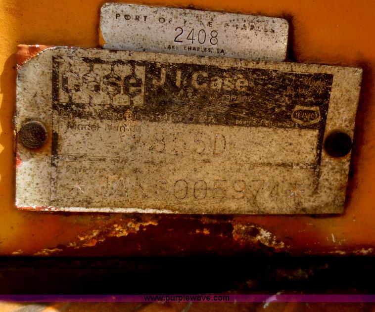 image for item F6846 1991 Case 855D track loader