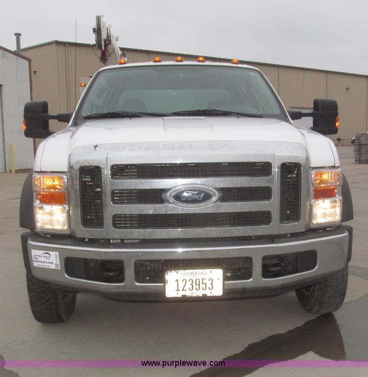 image for item F7297 2008 Ford F550 XLT Super Duty Crew Cab service truck
