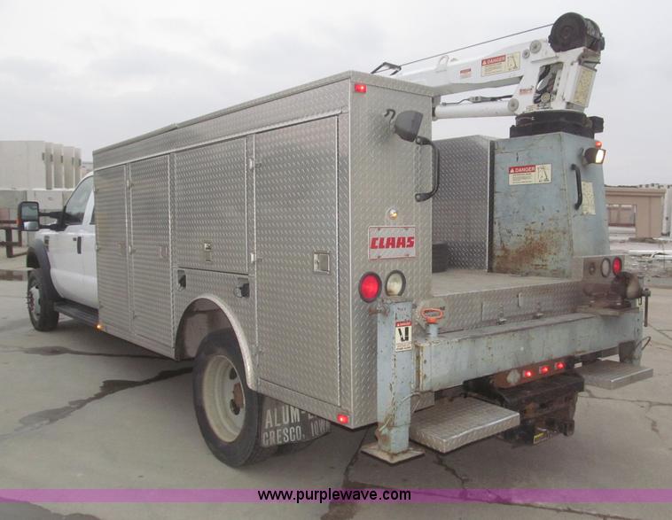image for item F7297 2008 Ford F550 XLT Super Duty Crew Cab service truck