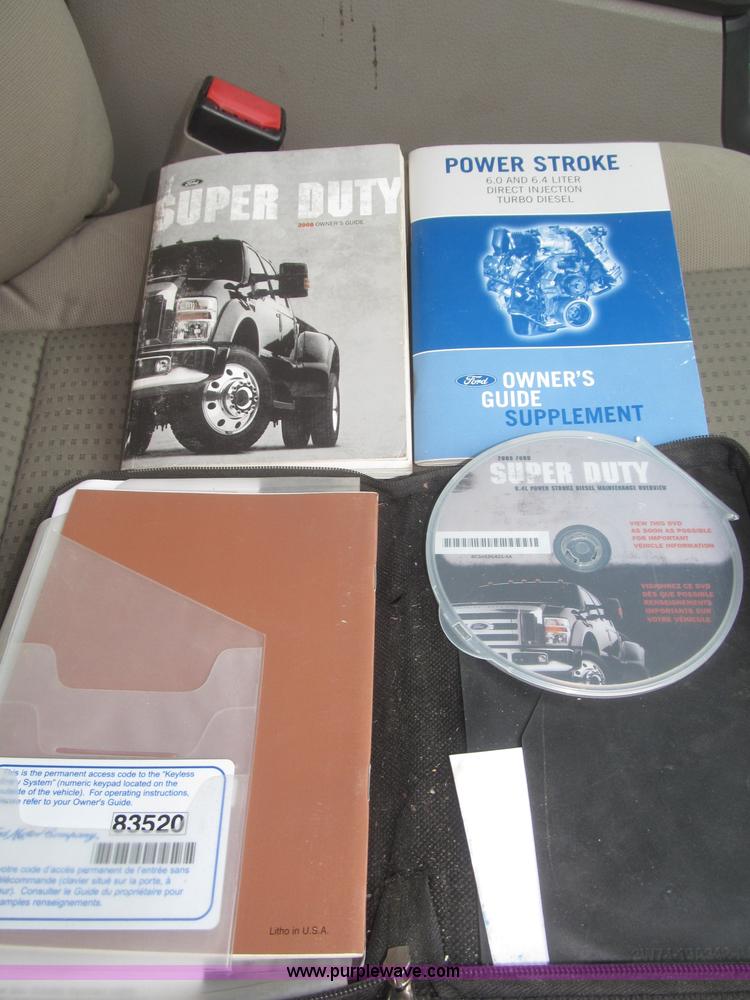image for item F7297 2008 Ford F550 XLT Super Duty Crew Cab service truck