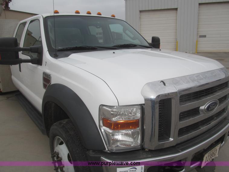 image for item F7297 2008 Ford F550 XLT Super Duty Crew Cab service truck
