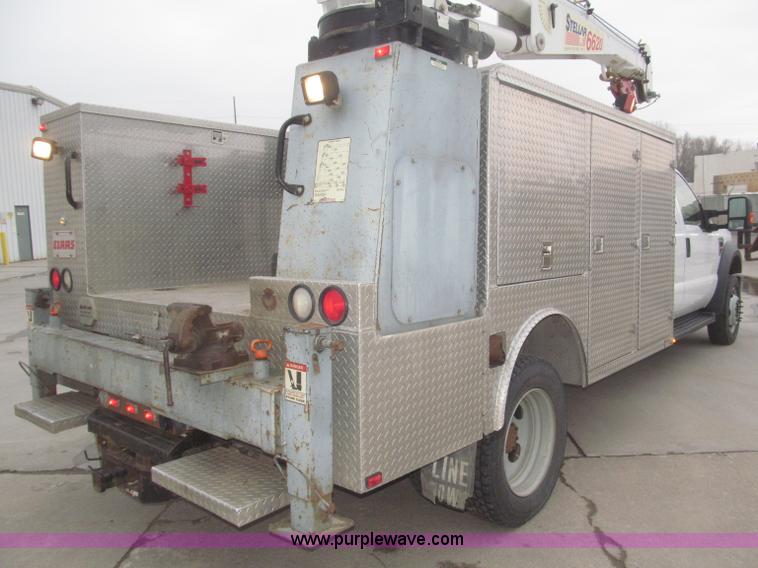image for item F7297 2008 Ford F550 XLT Super Duty Crew Cab service truck
