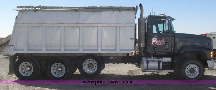 image for item F7301 1996 Mack CL713 tri axle dump truck