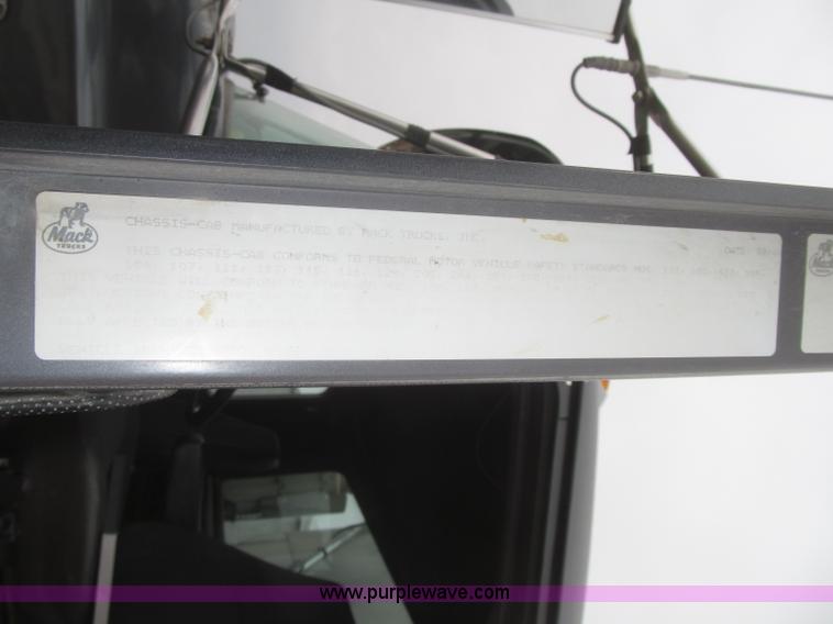 image for item F7301 1996 Mack CL713 tri axle dump truck