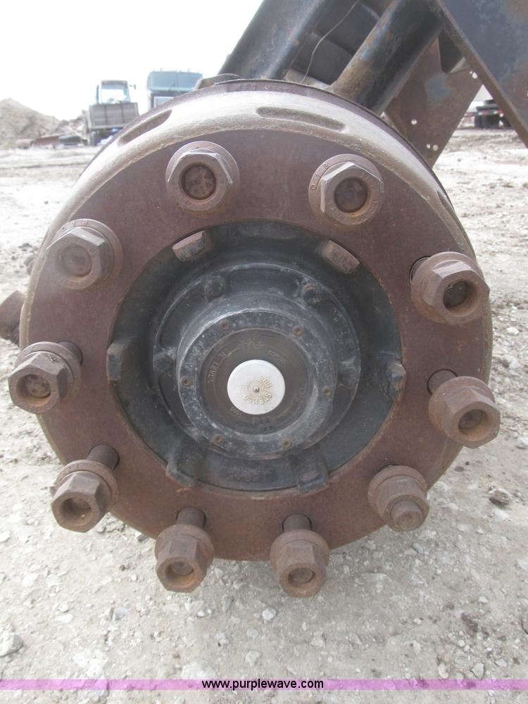 (2) steerable pusher axles in Elliott, IA Item F7303 sold Purple Wave