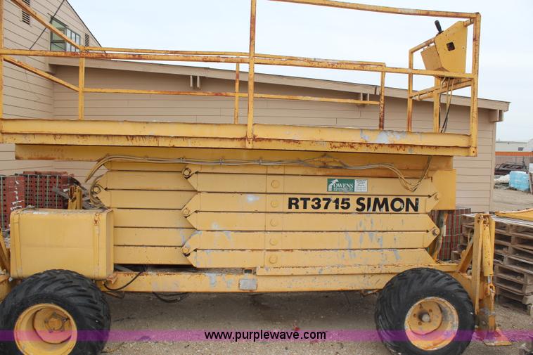 image for item H6240 Simon RT3715 scissor lift