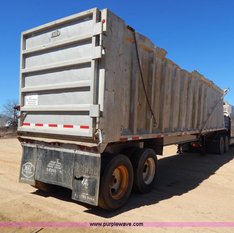 image for item I1102 2004 Benson/Mac A4090A50 aluminum dump trailer