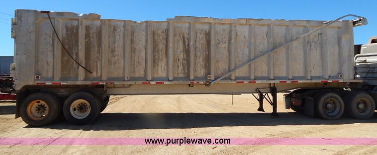 image for item I1102 2004 Benson/Mac A4090A50 aluminum dump trailer