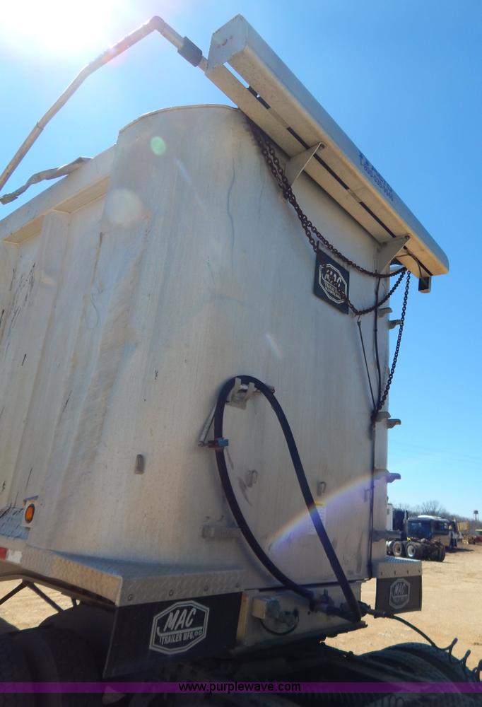 image for item I1102 2004 Benson/Mac A4090A50 aluminum dump trailer
