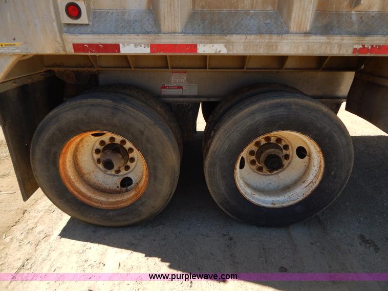 image for item I1102 2004 Benson/Mac A4090A50 aluminum dump trailer