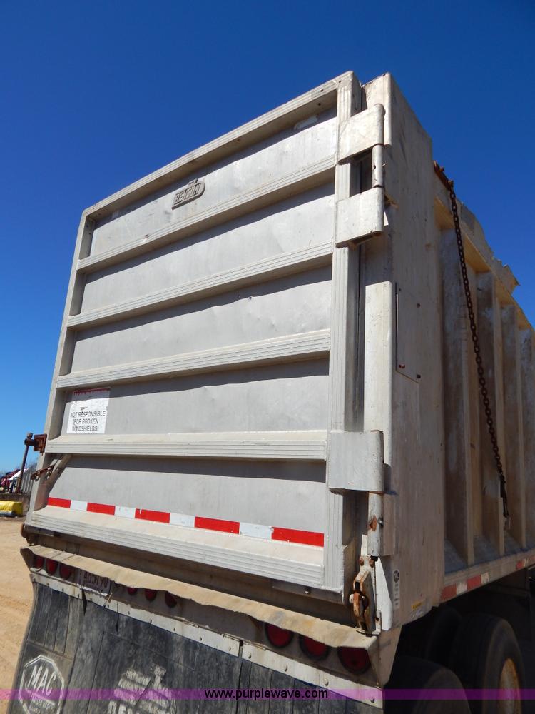 image for item I1102 2004 Benson/Mac A4090A50 aluminum dump trailer